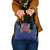 Super Samoan Traditional Tribal Art Tattoos Shoulder Handbag Blue Color - Polynesian Pride