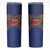 Super Samoan Traditional Tribal Art Tattoos Skinny Tumbler Blue Color - Polynesian Pride