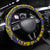 Super Samoan Traditional Tribal Art Tattoos Steering Wheel Cover Blue Color - Polynesian Pride