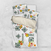 Hawaiian Quilts Bedding Set Tropical Fruits and Plants