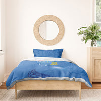 Tuvalu Heritage Bedding Set Map of the Islands and Polynesia Pattern