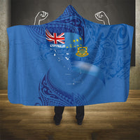 Tuvalu Heritage Hooded Blanket Map of the Islands and Polynesia Pattern