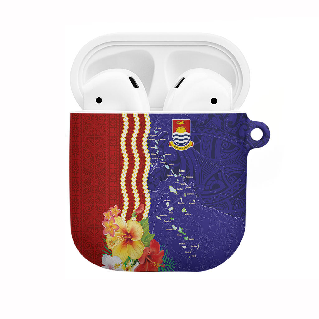 Kiribati Heritage AirPods Case Map of the Islands and Polynesia Pattern