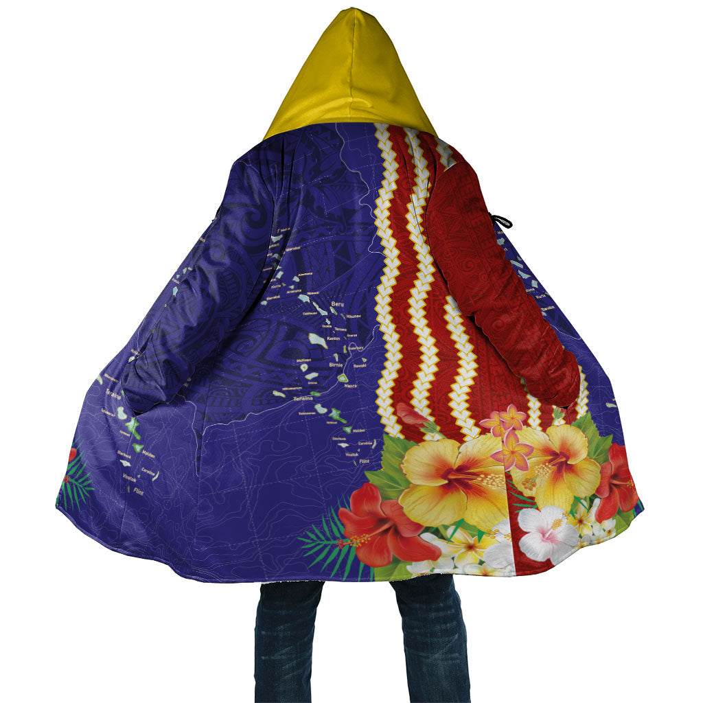 Kiribati Heritage Cloak Map of the Islands and Polynesia Pattern LT03 Unisex Multicolor - Polynesian Pride