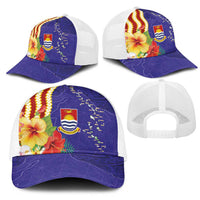 Kiribati Heritage Mesh Trucker Cap Map of the Islands and Polynesia Pattern