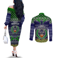 pohnpei-state-christmas-couples-matching-off-the-shoulder-long-sleeve-dress-and-long-sleeve-button-shirts-coat-of-arms-beautiful-merry-xmas-snowflake
