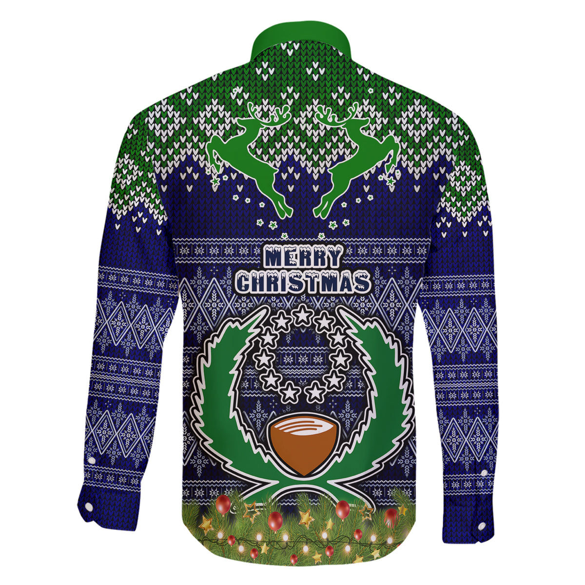 Pohnpei State Christmas Family Matching Short Sleeve Bodycon Dress and Hawaiian Shirt Coat of Arms Beautiful Merry Xmas Snowflake LT03 - Polynesian Pride