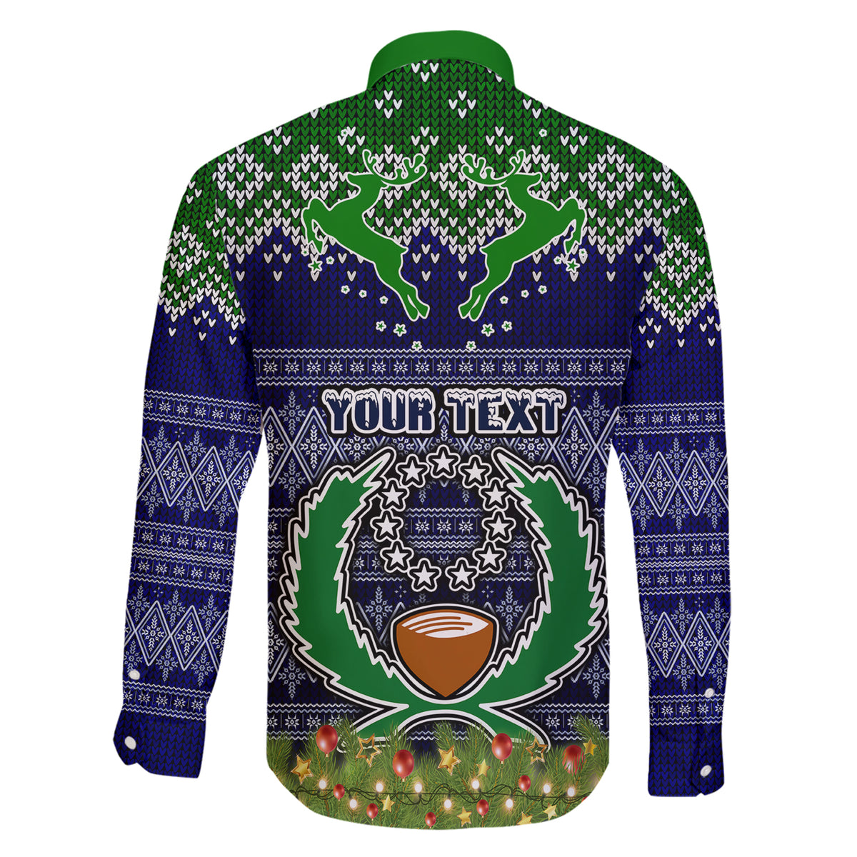 personalised-pohnpei-state-christmas-family-matching-short-sleeve-bodycon-dress-and-hawaiian-shirt-coat-of-arms-beautiful-merry-xmas-snowflake