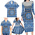 Kosrae Christmas Family Matching Long Sleeve Bodycon Dress and Hawaiian Shirt Coat of Arms Beautiful Merry Xmas Snowflake LT03 - Polynesian Pride