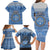 Kosrae Christmas Family Matching Long Sleeve Bodycon Dress and Hawaiian Shirt Coat of Arms Beautiful Merry Xmas Snowflake LT03 - Polynesian Pride