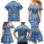 Kosrae Christmas Family Matching Mermaid Dress and Hawaiian Shirt Coat of Arms Beautiful Merry Xmas Snowflake LT03 - Polynesian Pride