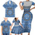 Kosrae Christmas Family Matching Short Sleeve Bodycon Dress and Hawaiian Shirt Coat of Arms Beautiful Merry Xmas Snowflake LT03 - Polynesian Pride