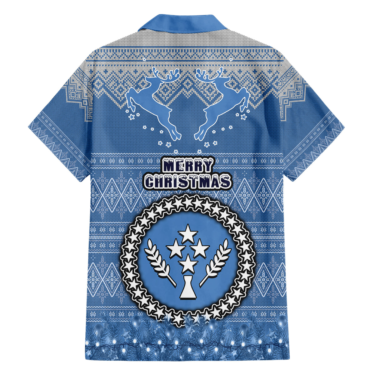 kosrae-christmas-hawaiian-shirt-coat-of-arms-beautiful-merry-xmas-snowflake