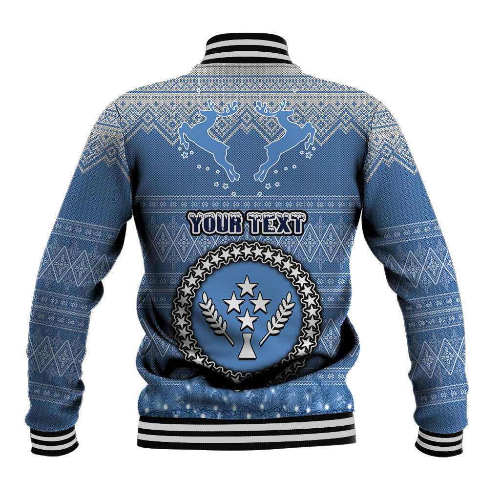 personalised-kosrae-christmas-baseball-jacket-coat-of-arms-beautiful-merry-xmas-snowflake