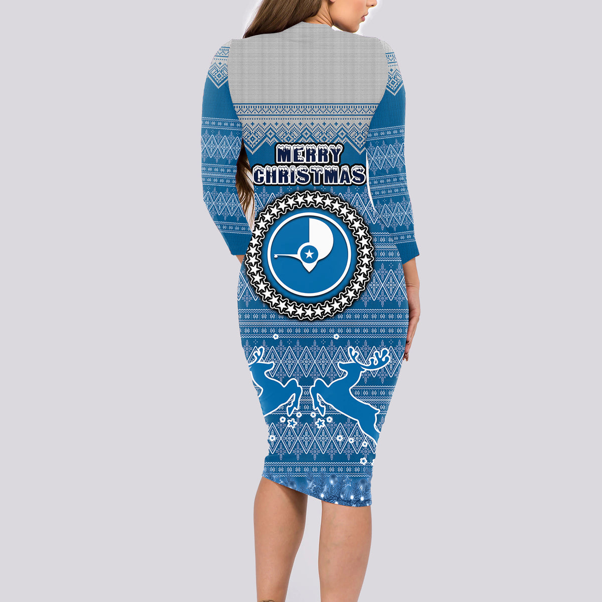 yap-christmas-long-sleeve-bodycon-dress-coat-of-arms-beautiful-merry-xmas-snowflake