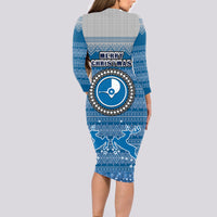 yap-christmas-long-sleeve-bodycon-dress-coat-of-arms-beautiful-merry-xmas-snowflake