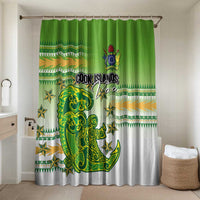 Cook Islands Va'a Race Bathroom Set Te Tatau Tattoos Sporty Style Green-White Color - Polynesian Pride