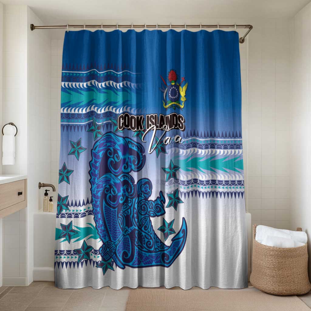 Cook Islands Va'a Race Bathroom Set Te Tatau Tattoos Sporty Style Light Blue Color - Polynesian Pride