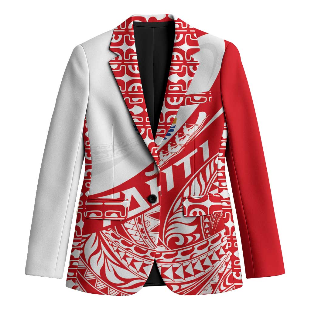 Personalised Tahiti Va'a Race Blazer Polynesian Tattoos Sporty Style - Polynesian Pride