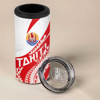 Personalised Tahiti Va'a Race 4 in 1 Can Cooler Tumbler Polynesian Tattoos Sporty Style - Polynesian Pride