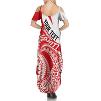 Personalised Tahiti Va'a Race Family Matching Summer Maxi Dress and Hawaiian Shirt Polynesian Tattoos Sporty Style - Polynesian Pride