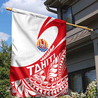 Tahiti Va'a Race Garden Flag Polynesian Tattoos Sporty Style - Polynesian Pride