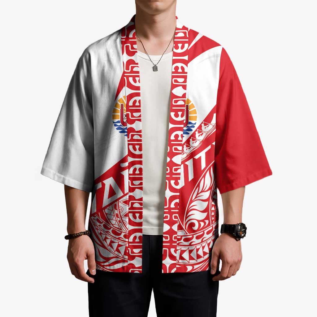 Personalised Tahiti Va'a Race Kimono Polynesian Tattoos Sporty Style - Polynesian Pride