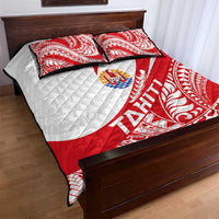 Tahiti Va'a Race Quilt Bed Set Polynesian Tattoos Sporty Style - Polynesian Pride