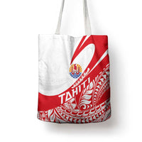 Tahiti Va'a Race Tote Bag Polynesian Tattoos Sporty Style - Polynesian Pride
