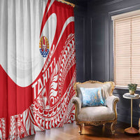 Tahiti Va'a Race Window Curtain Polynesian Tattoos Sporty Style - Polynesian Pride