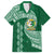 Tonga Lahaina High School Hawaiian Shirt Traditional Ngatu and Polynesian Pattern LT03 Green - Polynesian Pride