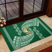 Tonga Lahaina High School Rubber Doormat Traditional Ngatu and Polynesian Pattern LT03 - Polynesian Pride