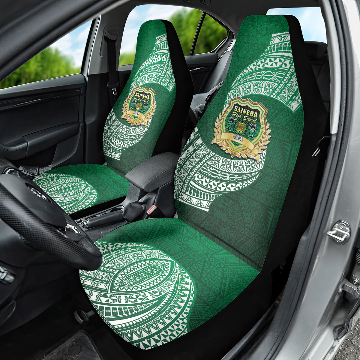 Tonga Saineha High School Car Seat Cover Traditional Ngatu and Polynesian Pattern LT03 - Polynesian Pride