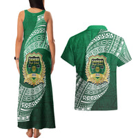 Tonga Saineha High School Couples Matching Tank Maxi Dress and Hawaiian Shirt Traditional Ngatu and Polynesian Pattern LT03 - Polynesian Pride