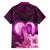 Dolphin Couple Love Story Valentine Day Hawaiian Shirt With Polynesian Tribal Tattoo Pink Style LT03 - Polynesian Pride