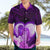 Dolphin Couple Love Story Valentine Day Hawaiian Shirt With Polynesian Tribal Tattoo Purple Style LT03 - Polynesian Pride