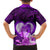 Dolphin Couple Love Story Valentine Day Hawaiian Shirt With Polynesian Tribal Tattoo Purple Style LT03 - Polynesian Pride