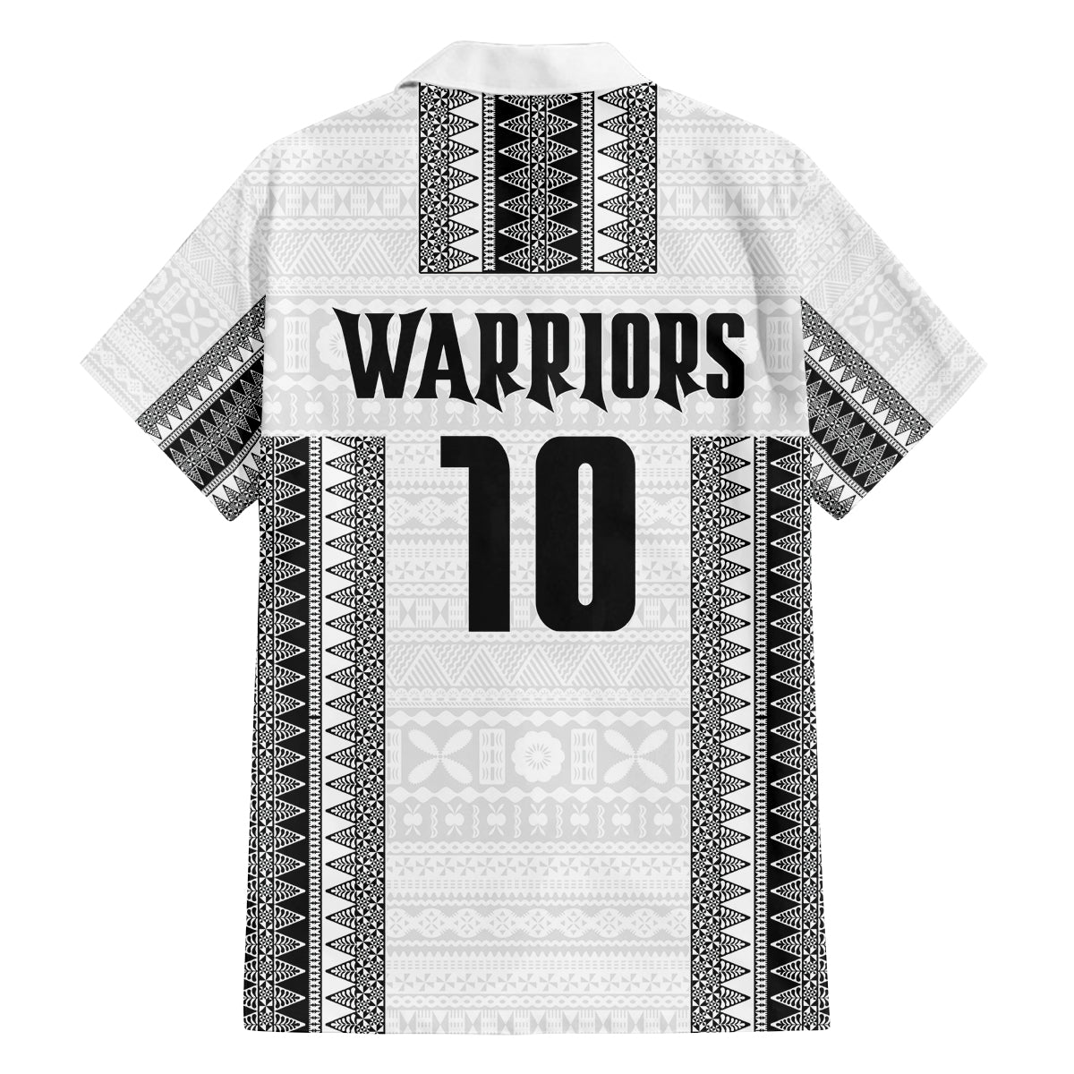 Fiji Rugby Warriors Family Matching Off Shoulder Short Dress and Hawaiian Shirt Masi Tribal Pattern Go Champion 2024 LT03 - Polynesian Pride