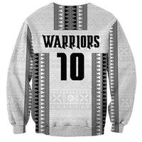 Fiji Rugby Warriors Sweatshirt Masi Tribal Pattern Go Champion 2024 LT03 - Polynesian Pride