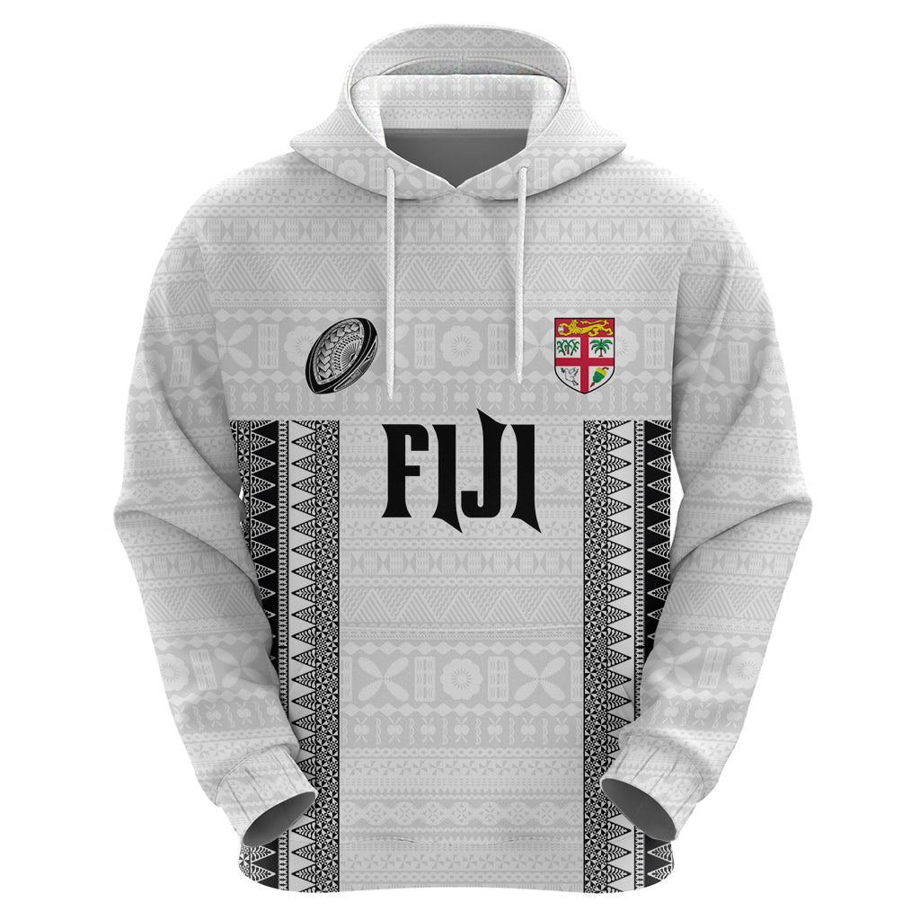 Fiji Rugby Warriors Zip Hoodie Masi Tribal Pattern Go Champion 2024