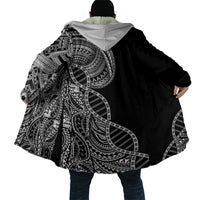 Samoan DNA Art Tattoo Cloak Polynesian Pattern Black Color