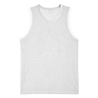 Samoan DNA Art Tattoo Basketball Jersey Polynesian Pattern All White