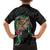 Hawaii Pikake and Maile Lei Hawaiian Shirt Honu Polynesian Pattern Black Color