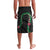 Hawaii Pikake and Maile Lei Lavalava Honu Polynesian Pattern Black Color