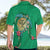 Hawaii Pikake and Maile Lei Hawaiian Shirt Honu Polynesian Pattern Green Color