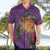 Hawaii Pikake and Maile Lei Hawaiian Shirt Honu Polynesian Pattern Pink Color