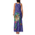 Hawaii Pikake and Maile Lei Family Matching Tank Maxi Dress and Hawaiian Shirt Honu Polynesian Pattern Purple Color
