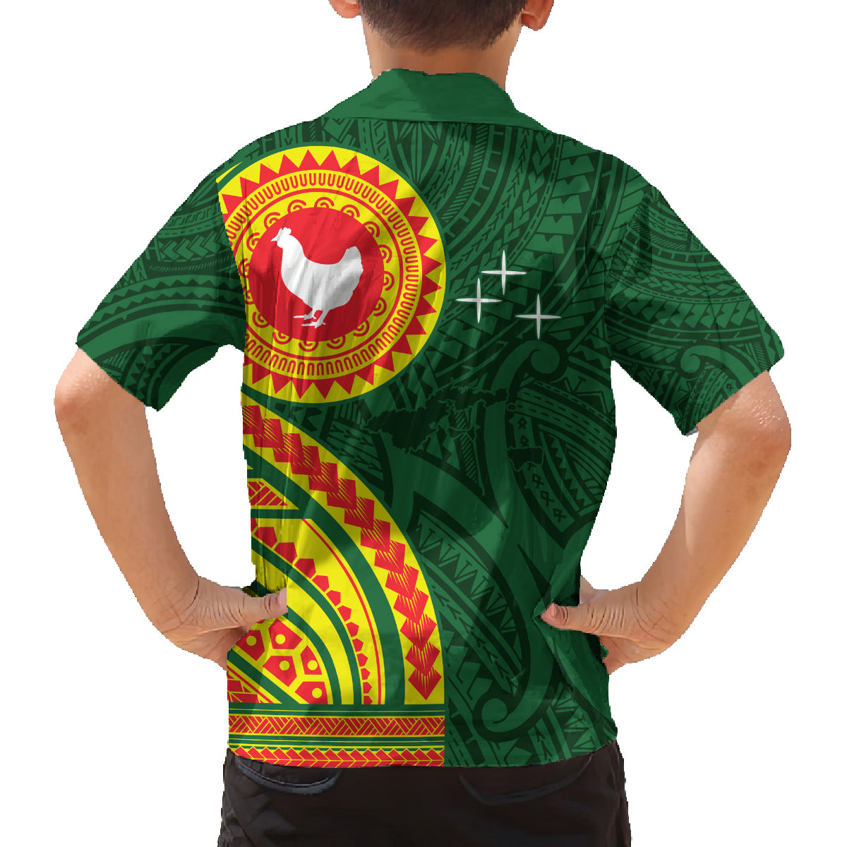 Manu'a Cession Day Family Matching Tank Maxi Dress and Hawaiian Shirt Polynesian Pattern