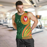 Manu'a Cession Day Men Tank Top Polynesian Pattern