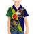 Manu'a Island and American Samoa Family Matching Mermaid Dress and Hawaiian Shirt Rooster and Eagle Mascot